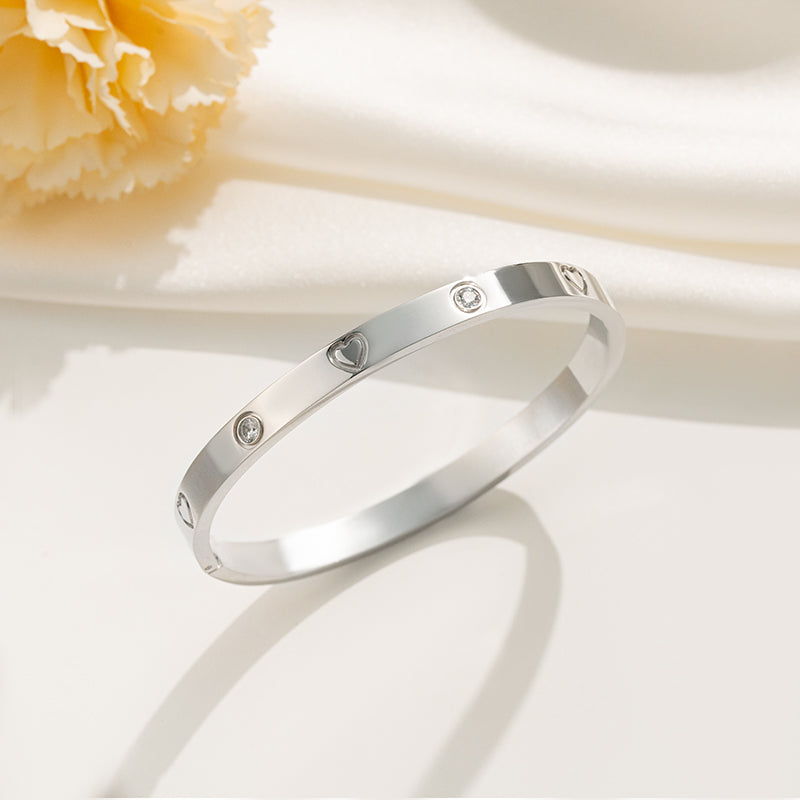 Radiant Heart Bangle