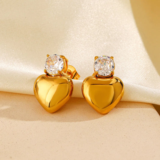 Solitaire Zircon Heart