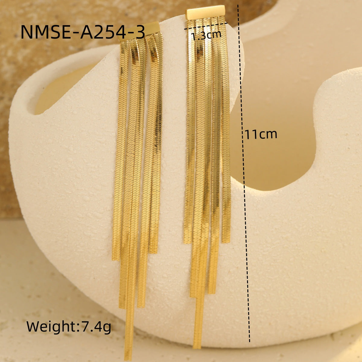 Retro tassel earrings