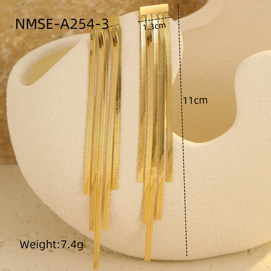 Retro tassel earrings