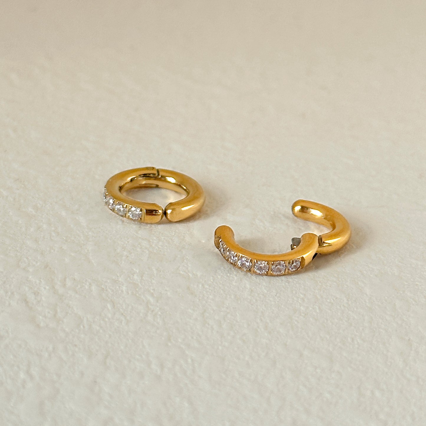 No pierce Zircon ear clip