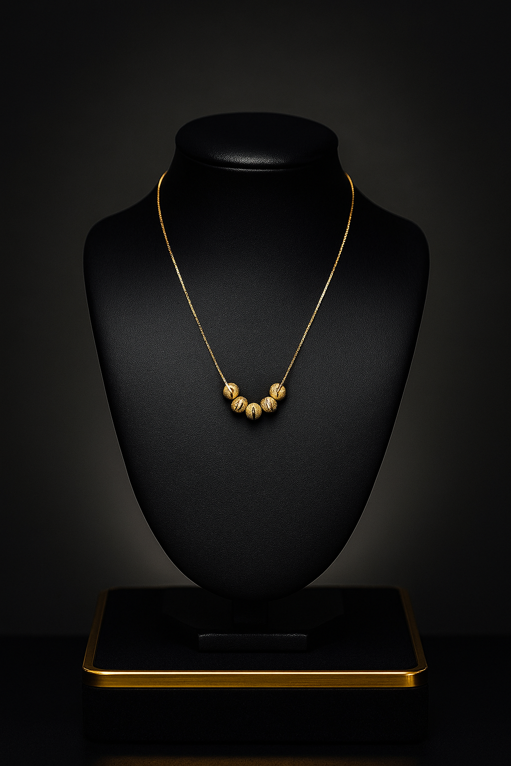 Golden Dusk Beaded Chain