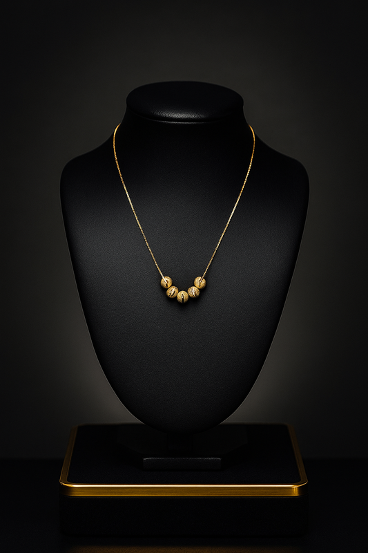 Golden Dusk Beaded Chain