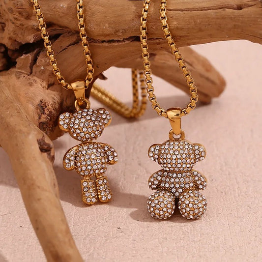 Dazzling Teddy Necklace