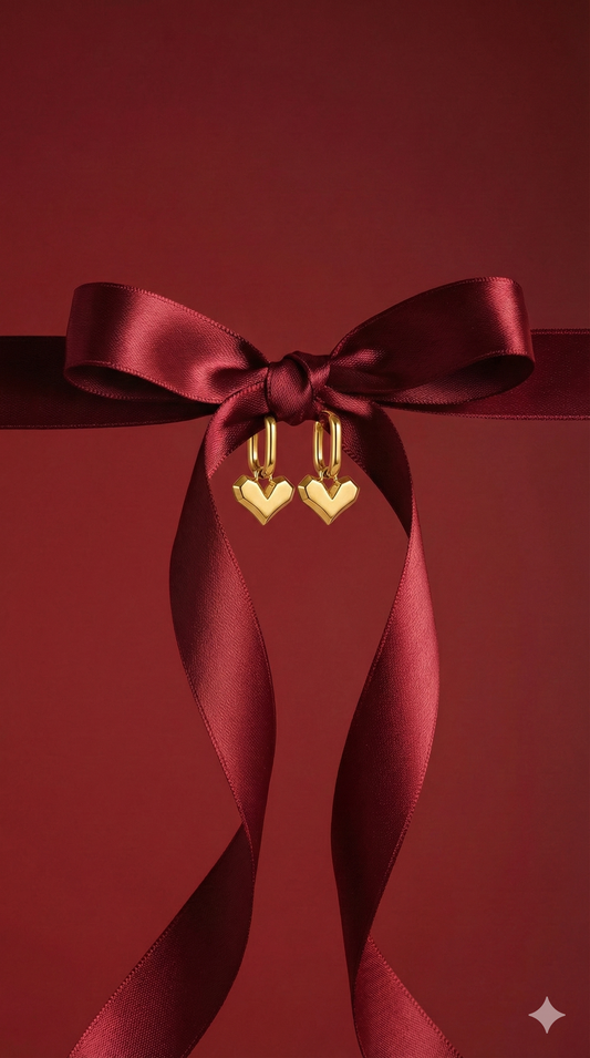 Sculpted Heart Drops