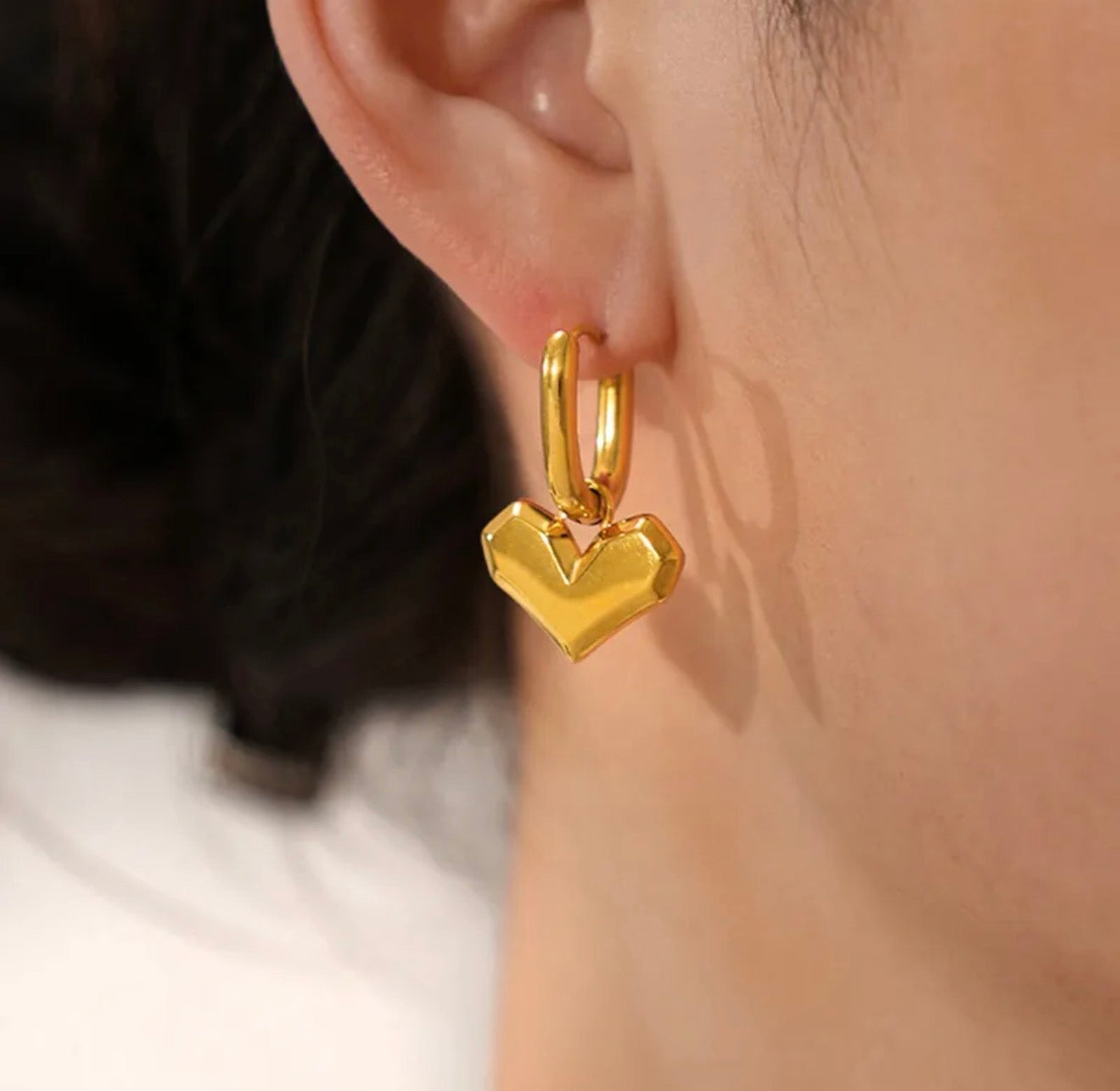 Sculpted Heart Drops