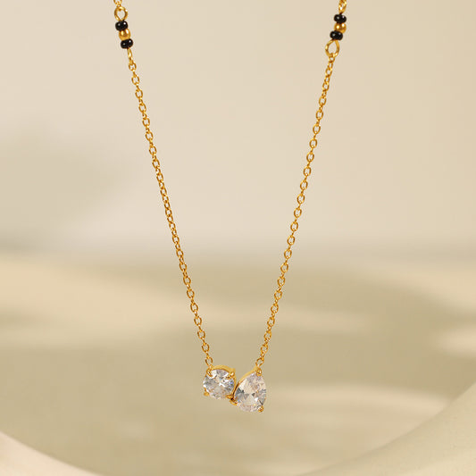 Twin spark mangalsutra