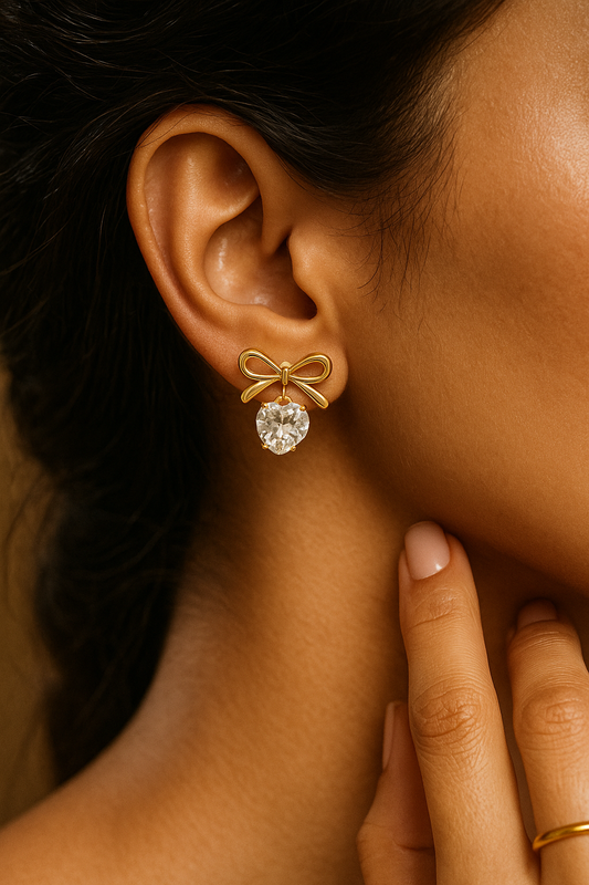 Zircon Love Knot Drops