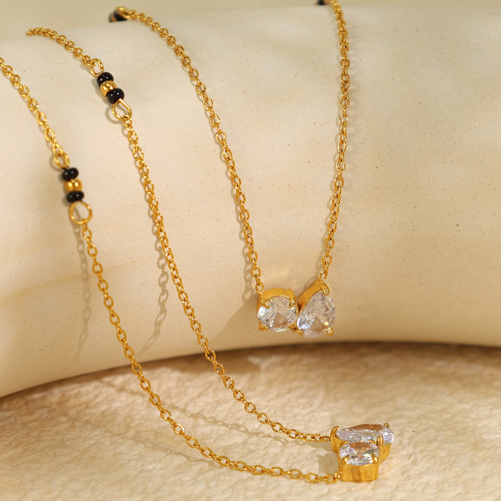 Twin spark mangalsutra