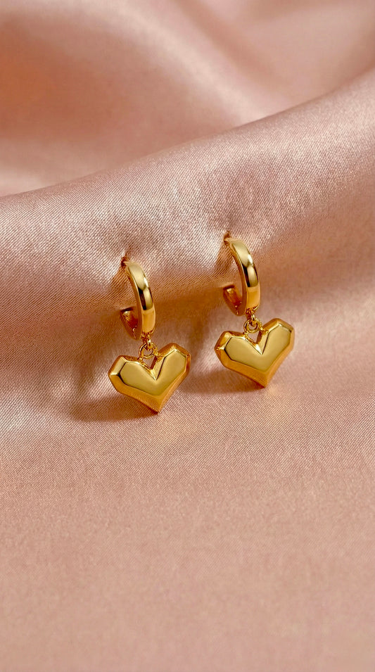Sculpted Heart Drops