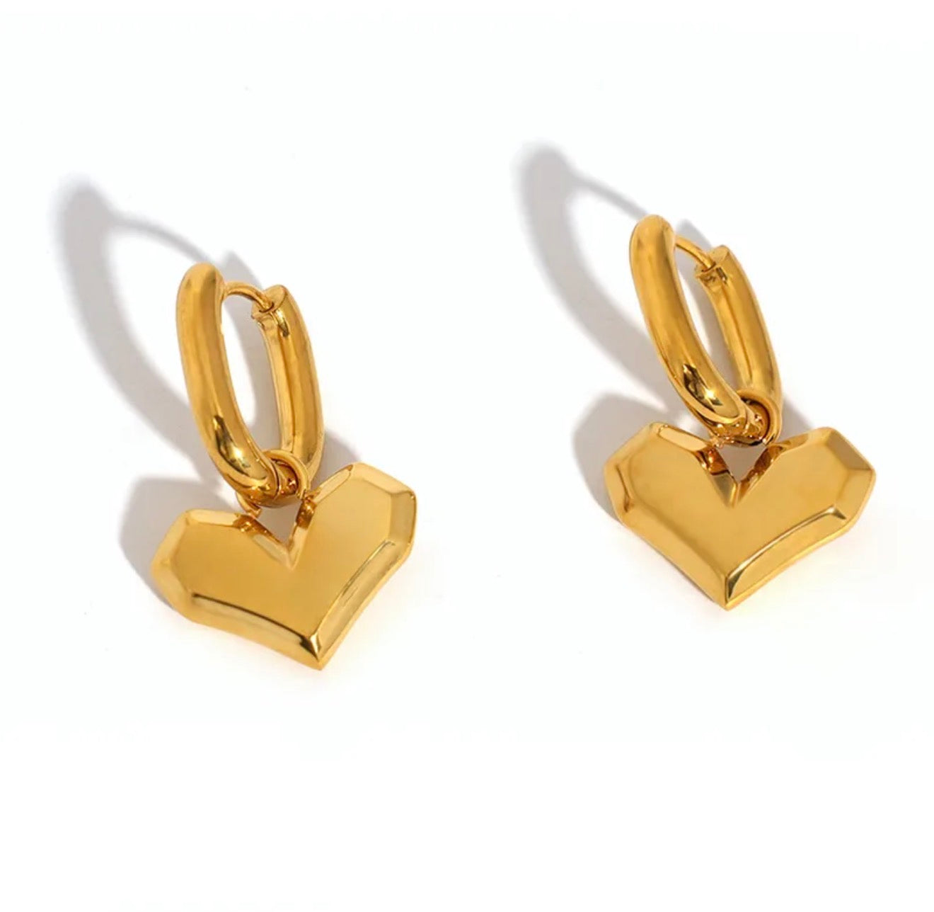 Sculpted Heart Drops