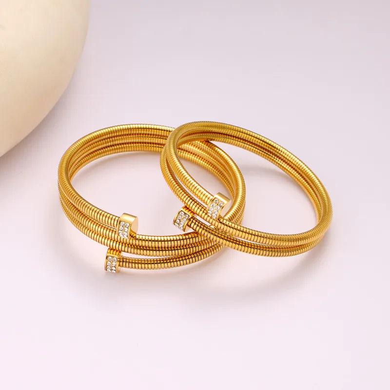 Double loop bracelet