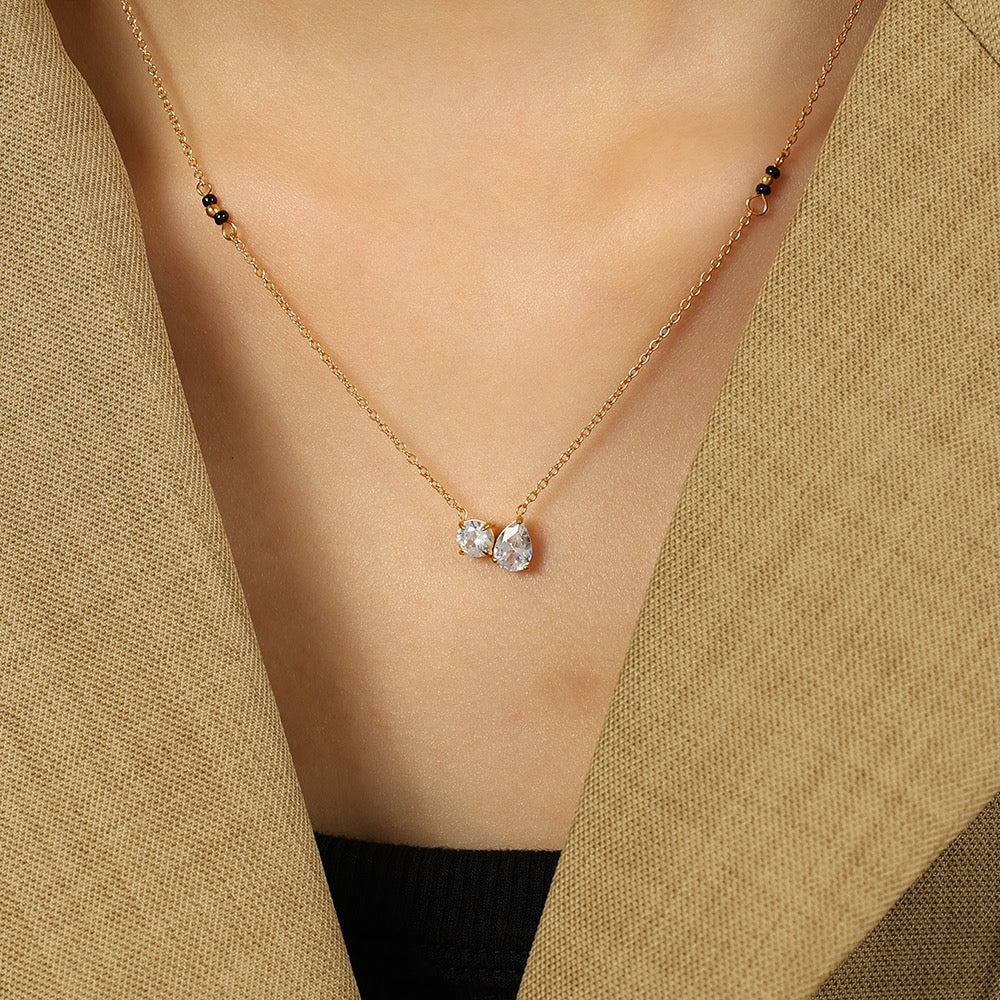 Twin spark mangalsutra