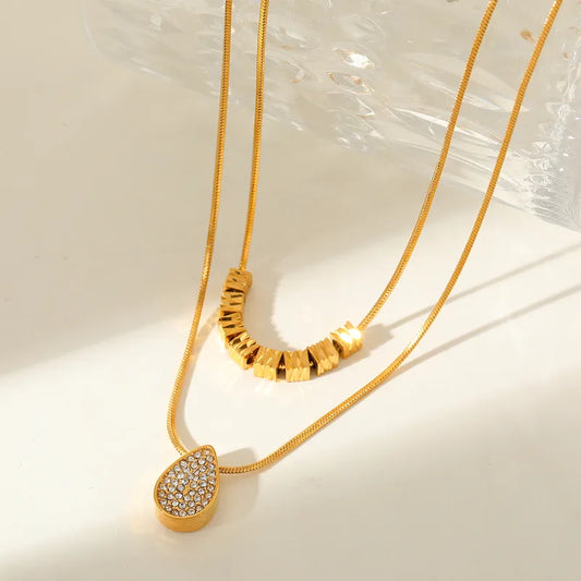 Golden Dew Layered Necklace