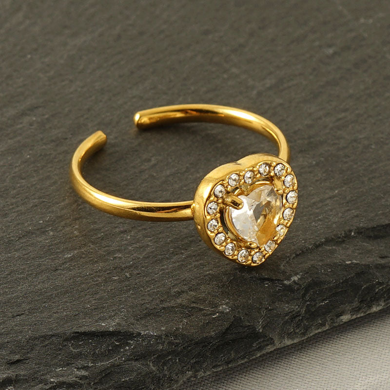 Heart Diamond Ring