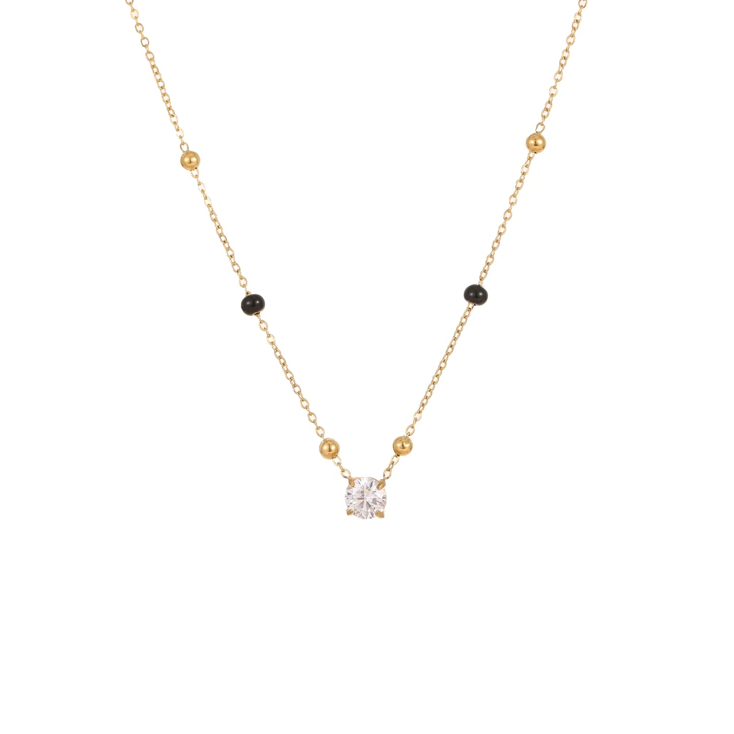 Solitaire spark mangalsutra