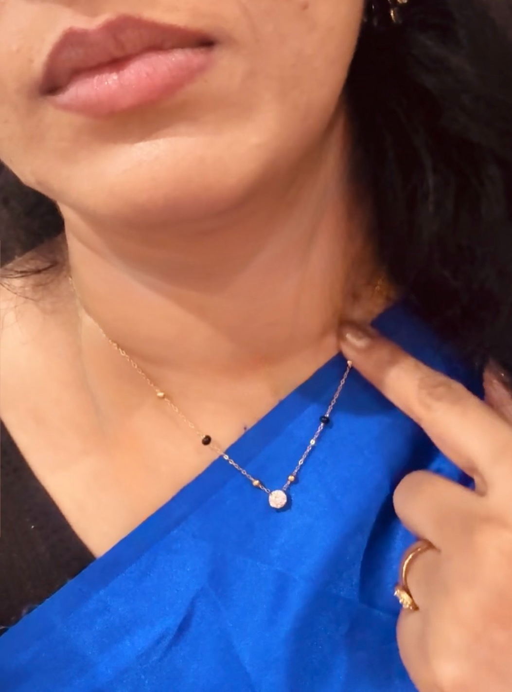 Solitaire spark mangalsutra