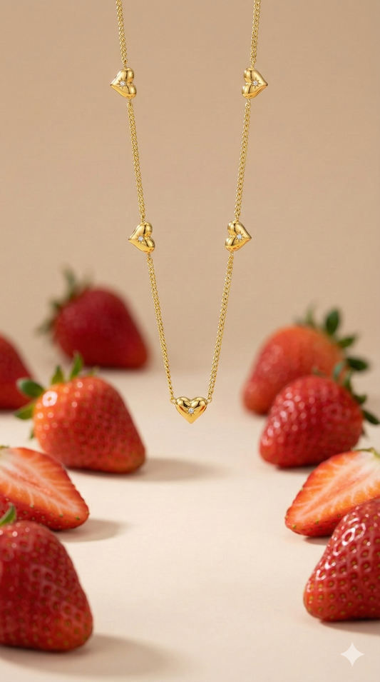 Twinkle Hearts Necklace