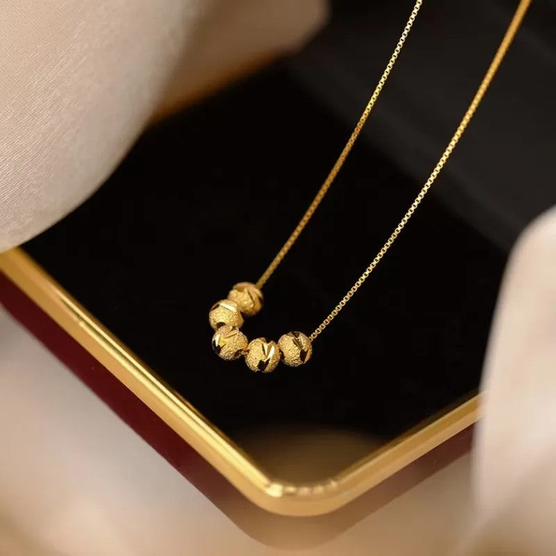 Golden Dusk Beaded Chain