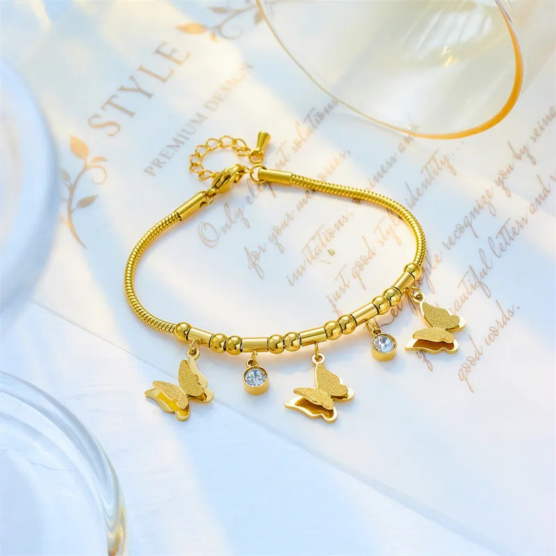 Butterfly Charm Bracelet