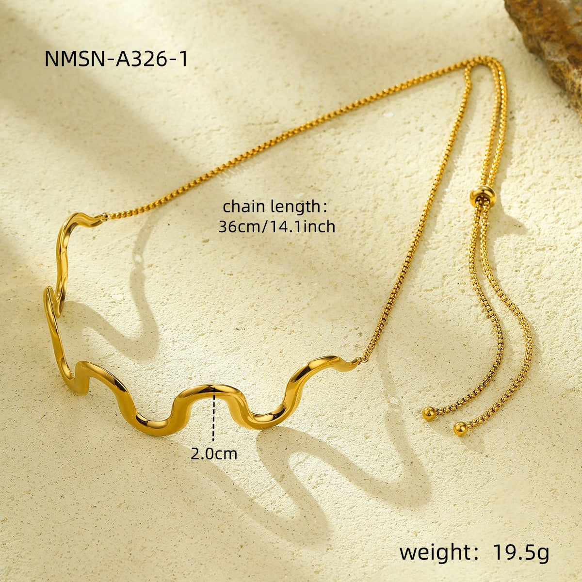 power ripple necklace