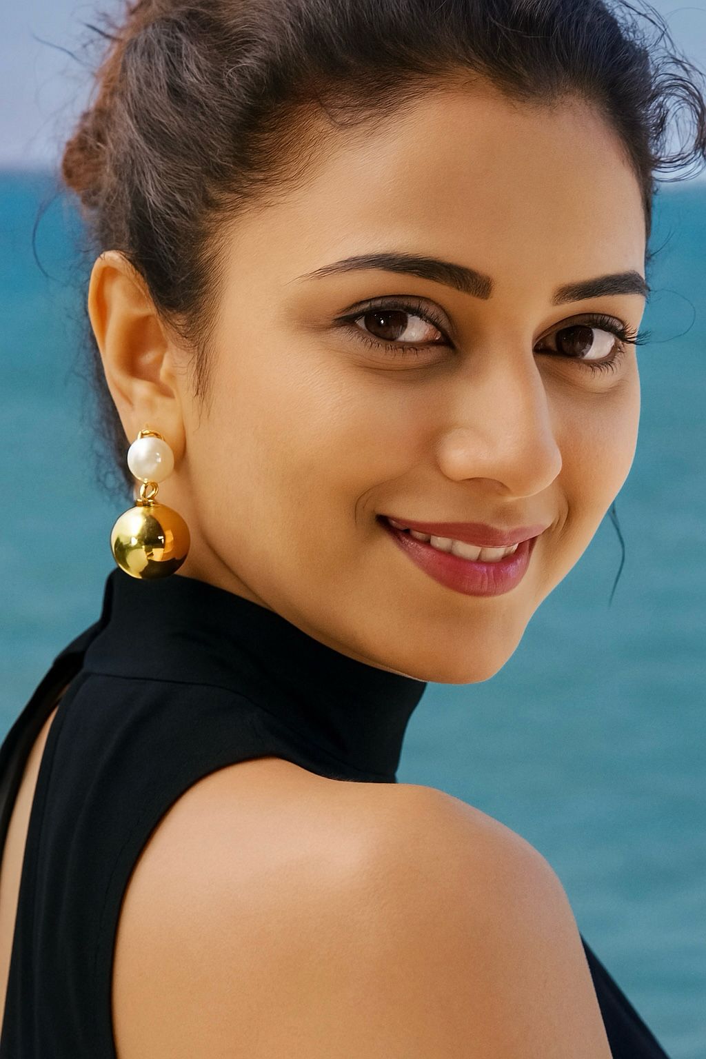 Golden Pearl Dangles