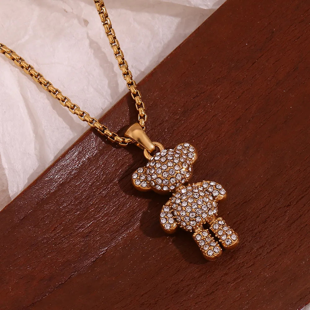 Dazzling Teddy Necklace