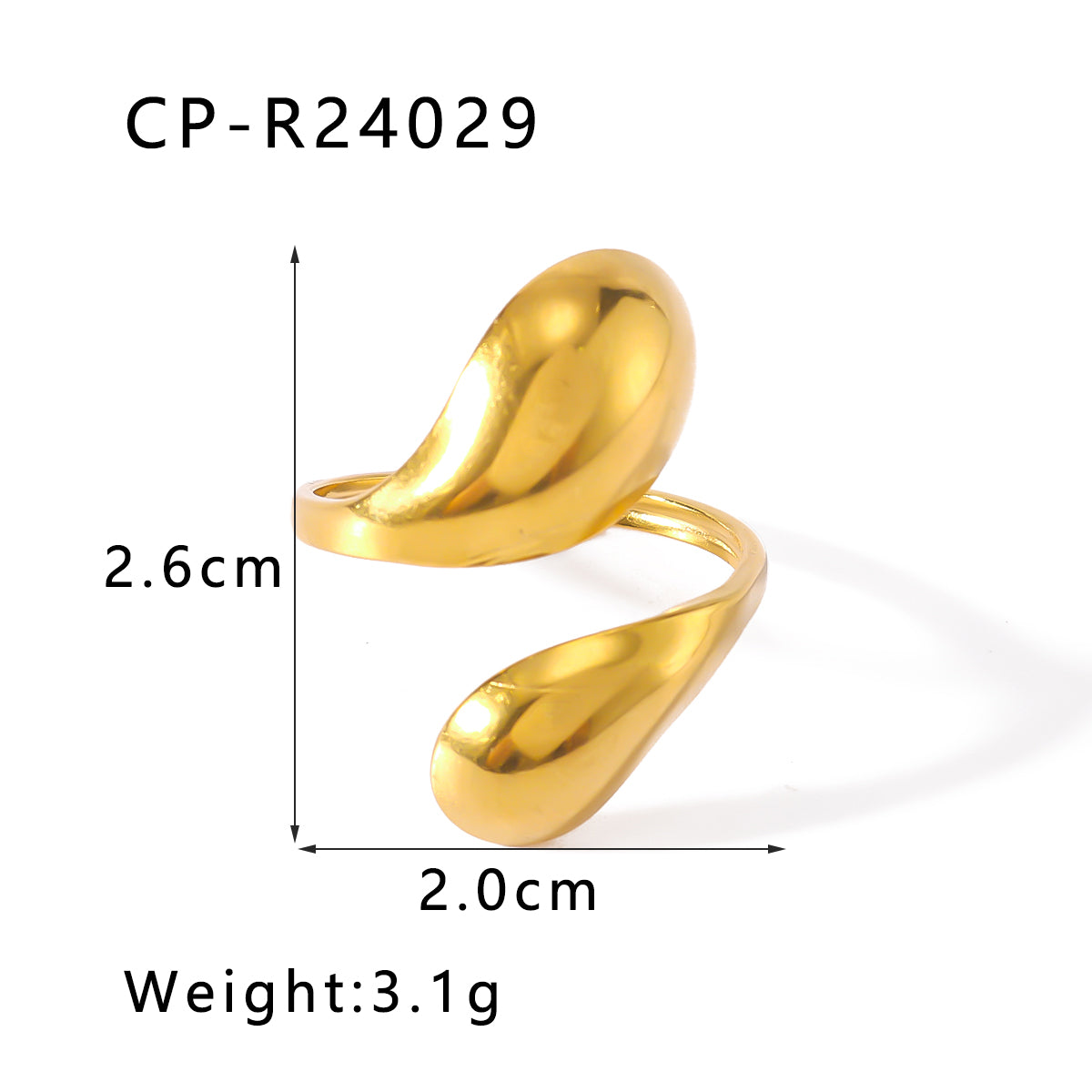 Waterdrop ring