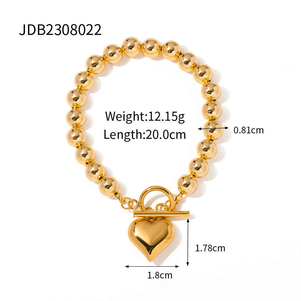 Beaded Heart bracelet